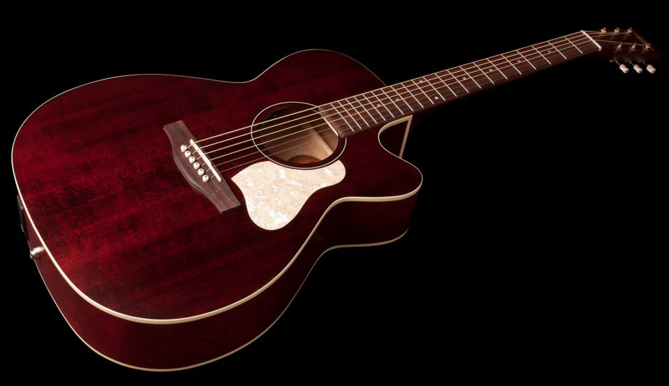 Art Et Lutherie Legacy Cw Presys Ii Concert Hall Cedre Merisier Rw - Tennessee Red - Electro acoustic guitar - Variation 2