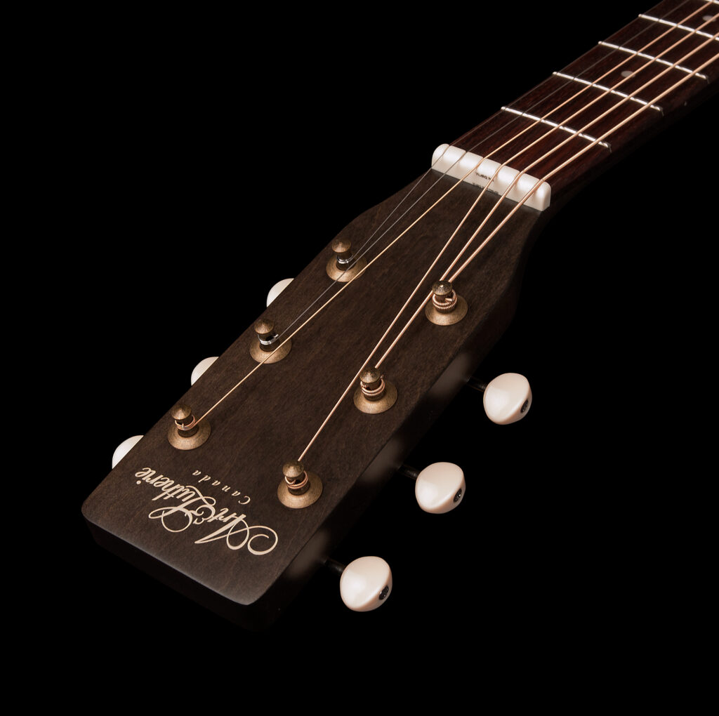 Art Et Lutherie Legacy Presys Ii Concert Hall Cedre Merisier Rw - Faded Black Semi Gloss - Folk guitar - Variation 4