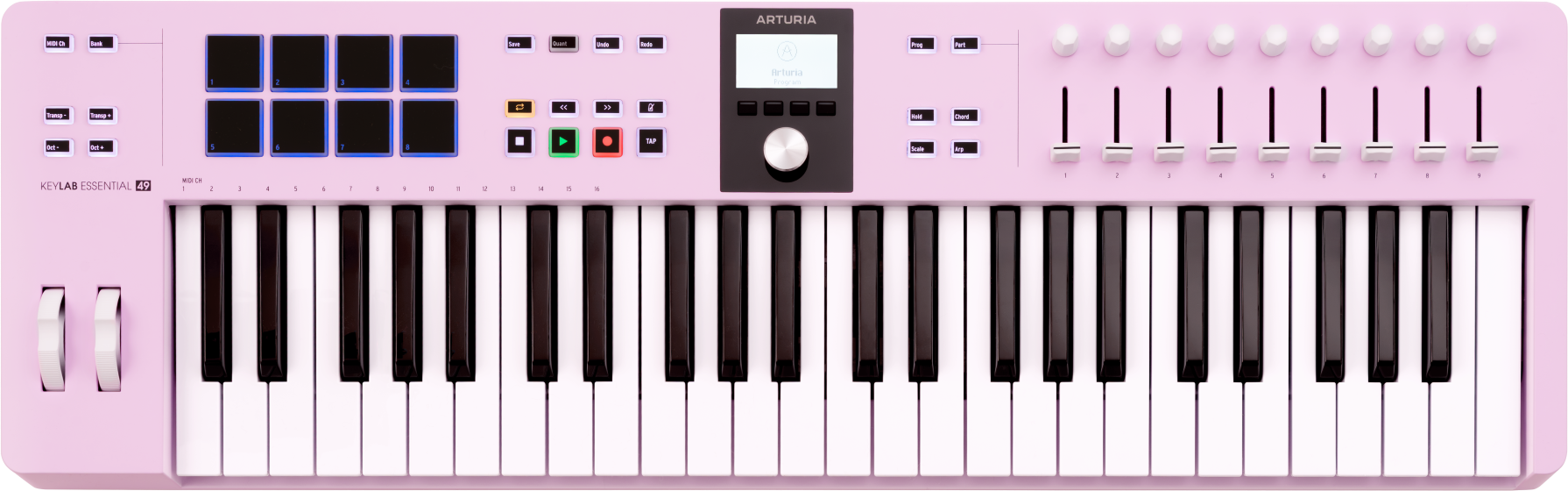 Arturia Keylab Essential 3 49 Touches Rose Quartz - Controller-Keyboard - Main picture