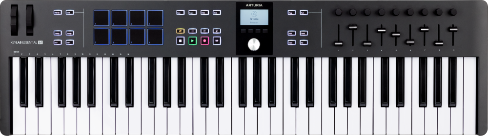 Arturia Keylab Essential Mk3 61 Bk - Controller-Keyboard - Main picture