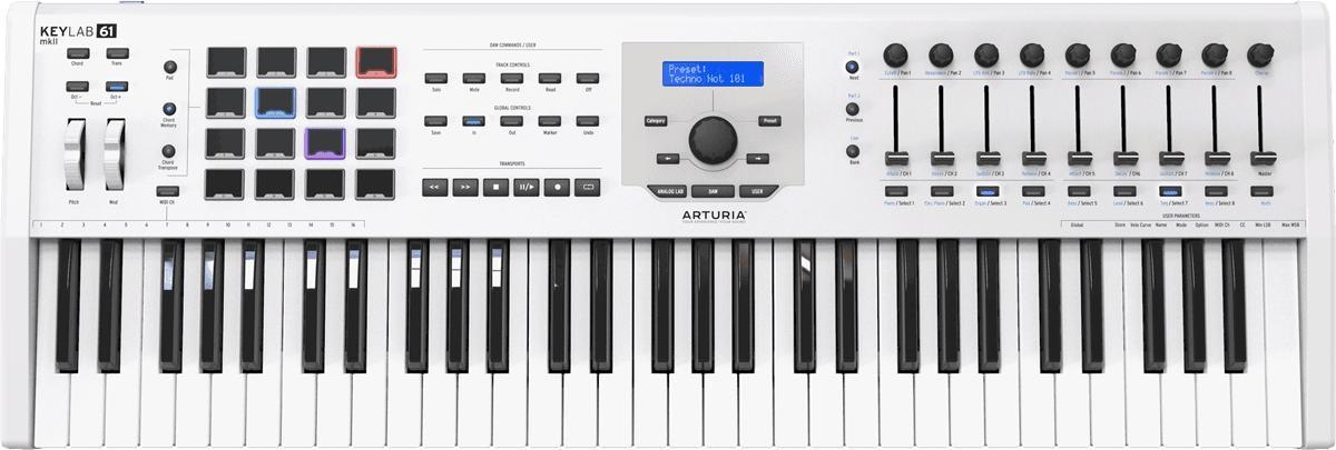 Controller-keyboard Arturia Keylab MKII 61 WH