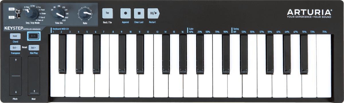 Controller-keyboard Arturia Keystep Black