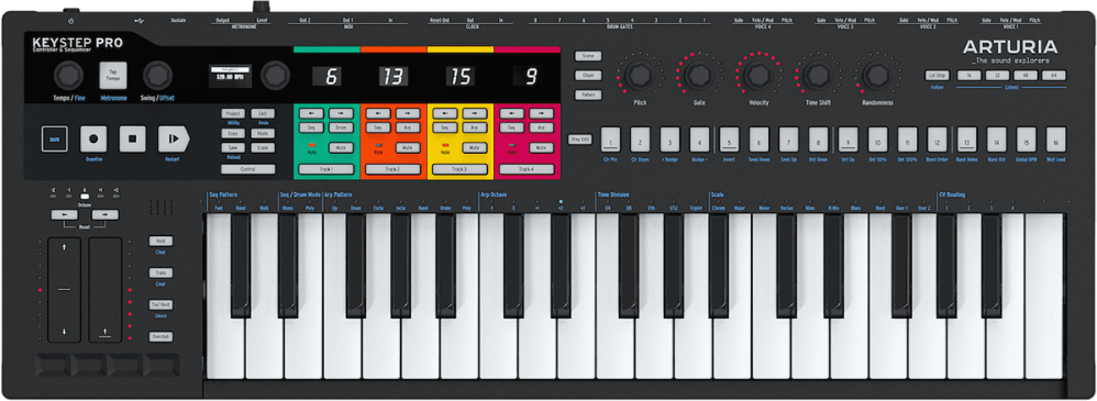 Arturia Keystep Pro Bk - Controller-Keyboard - Main picture