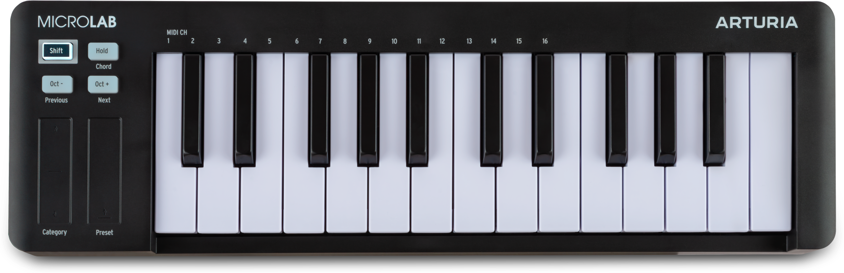 Arturia Microlab Mk3 Noir - Controller-Keyboard - Main picture