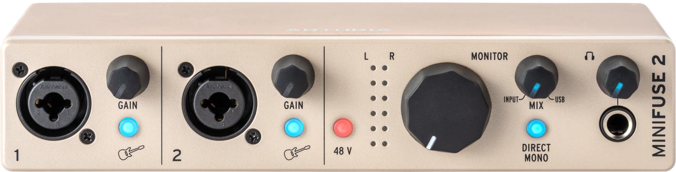 Arturia Minifuse 2 Champagne - USB audio interface - Main picture