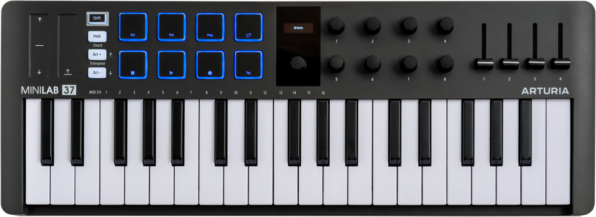 Arturia Minilab 37 Mk3 Black - Controller-Keyboard - Main picture