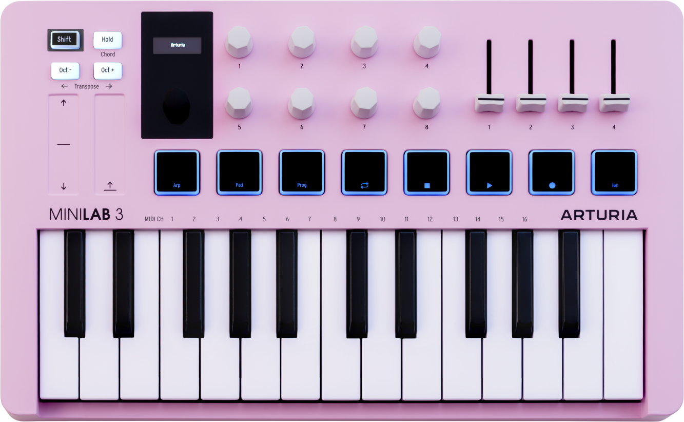 Arturia Minilab 3 Rose Quartz - Controller-Keyboard - Main picture