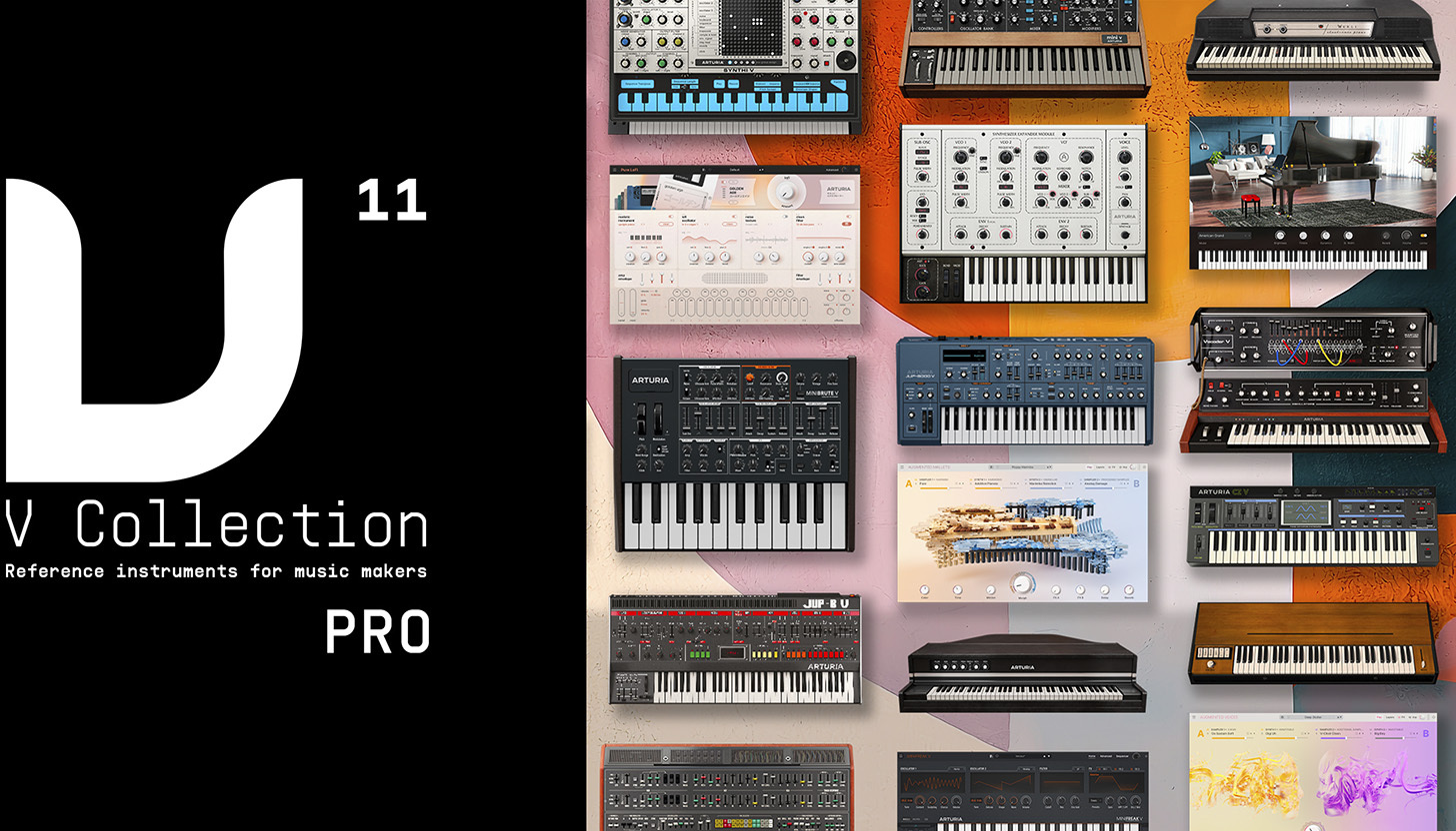 Arturia Suite Instrument V Collection 11 Pro Telechargeable - Plug-in effect - Main picture