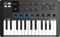 Controller-keyboard Arturia MiniLab 3 BK