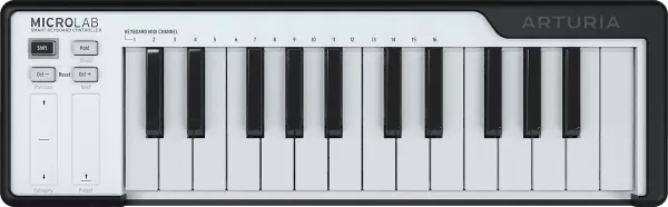 Controller-keyboard Arturia Microlab Noir
