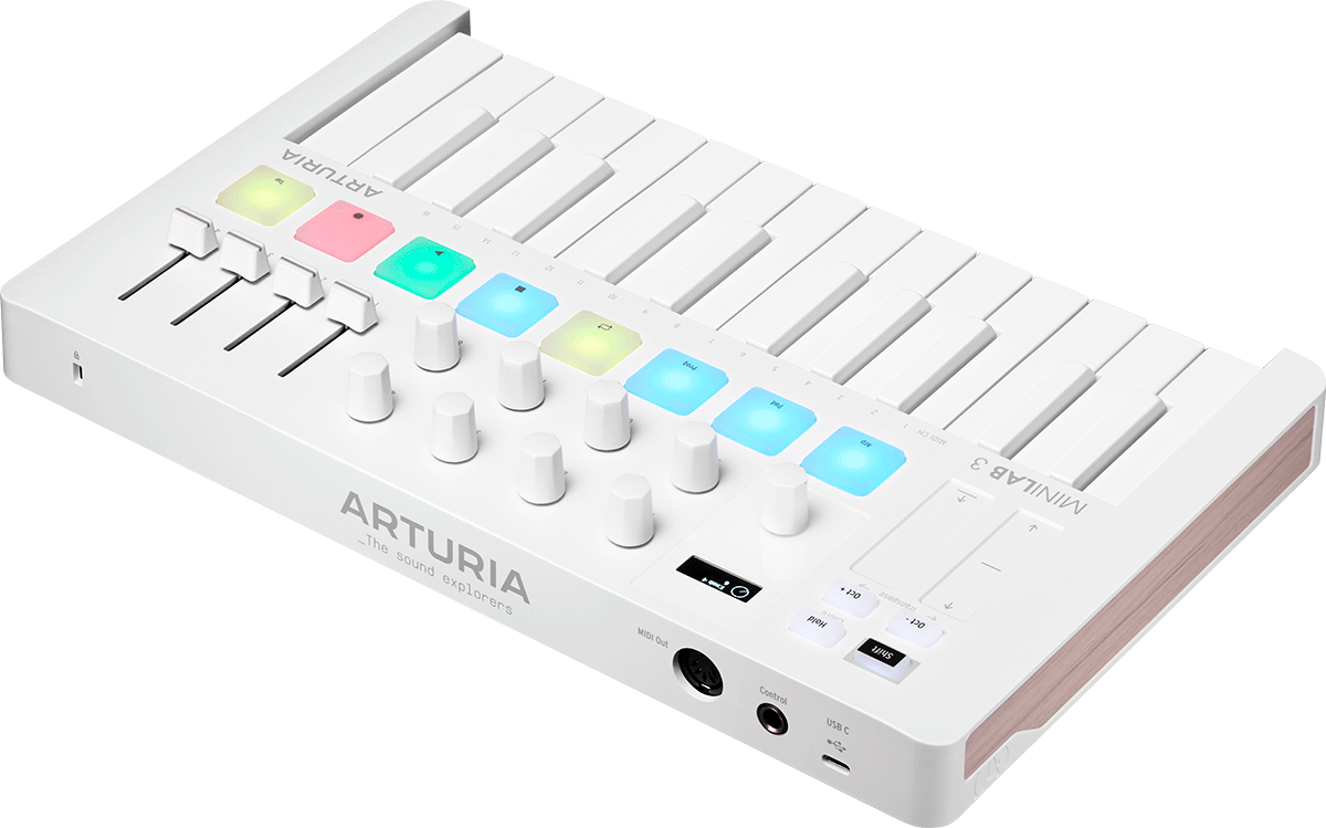 Arturia Minilab 3 Alpine White - Controller-Keyboard - Variation 1