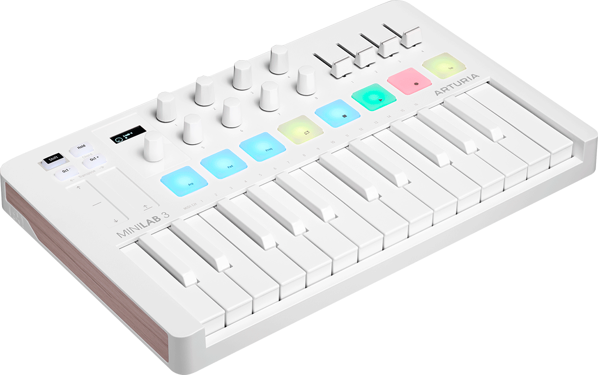 Arturia Minilab 3 Alpine White - Controller-Keyboard - Variation 4