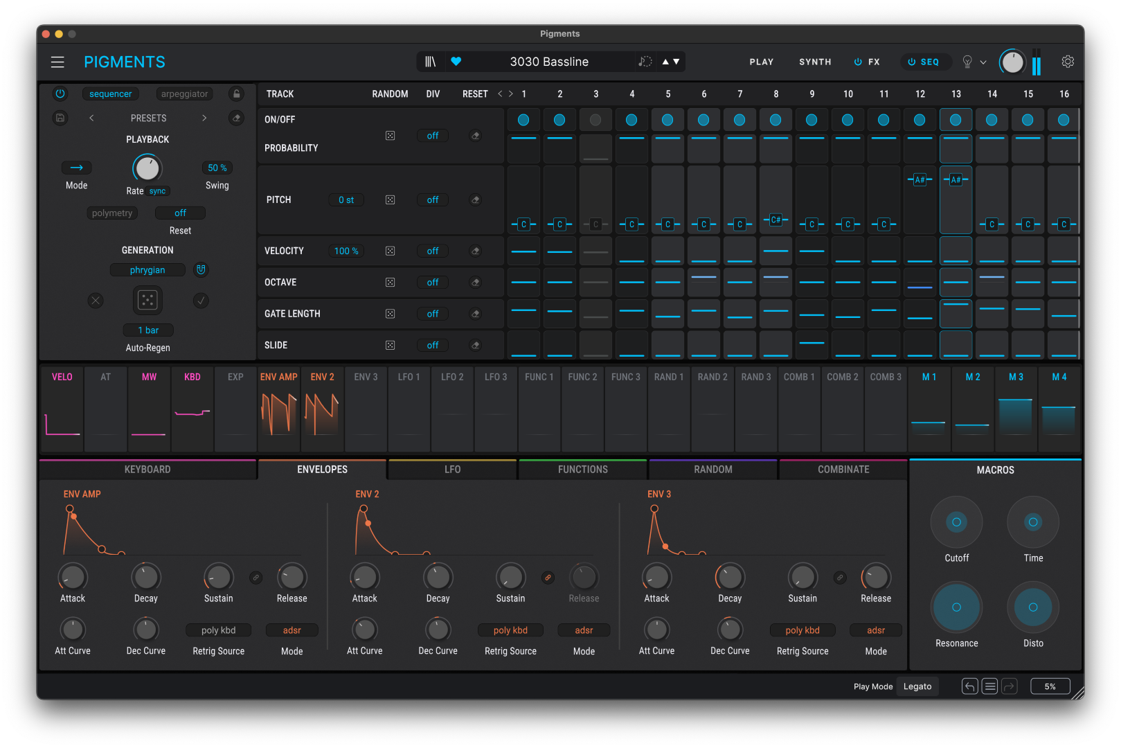 Arturia Pigments 7 - Sound bank - Variation 6