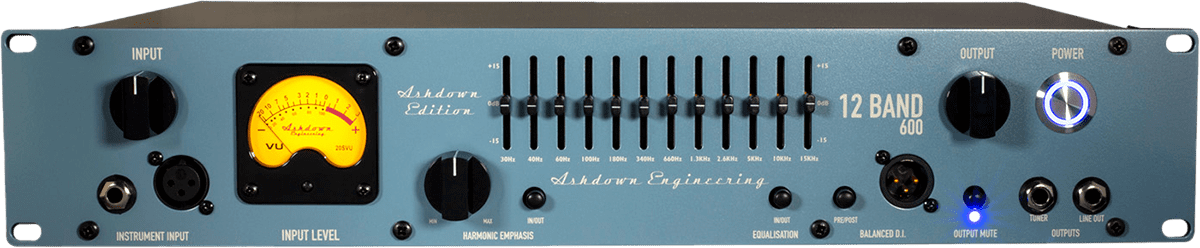 Ashdown Abm 12-band 600-uk Head 600w - Bass amp head - Main picture