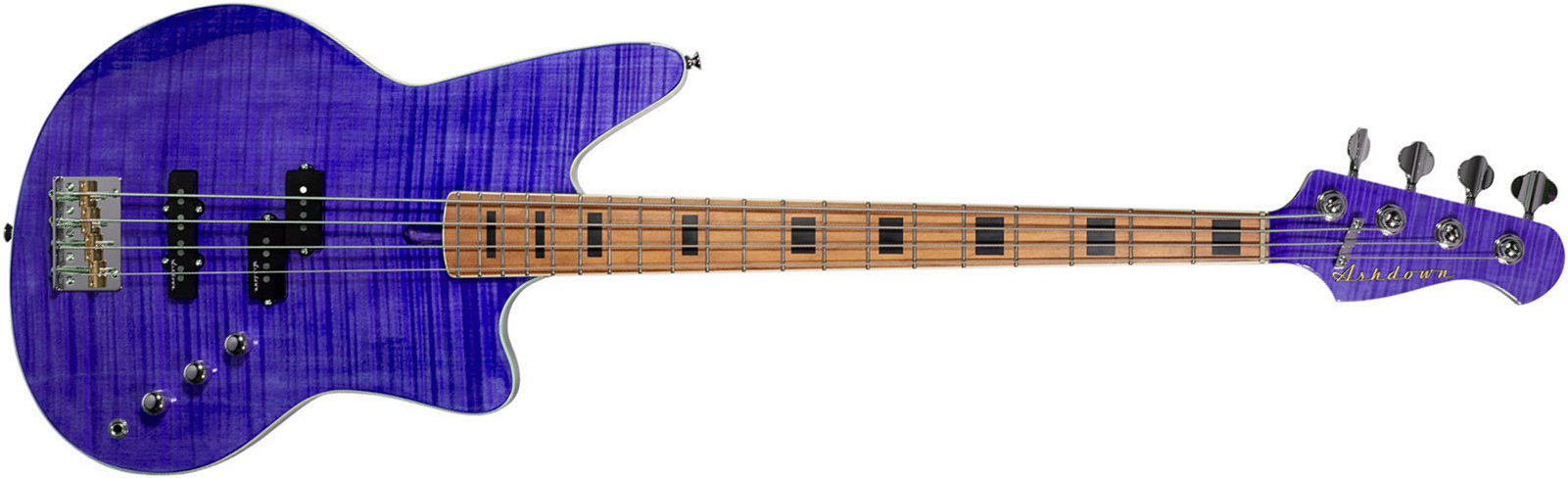 Ashdown The Saint Artisan Mn - Amethyst Flame - Solid body electric bass - Main picture