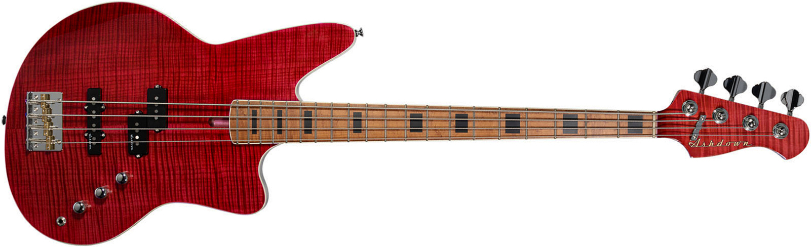 Ashdown The Saint Artisan Mn - Cardinal Flame - Solid body electric bass - Main picture