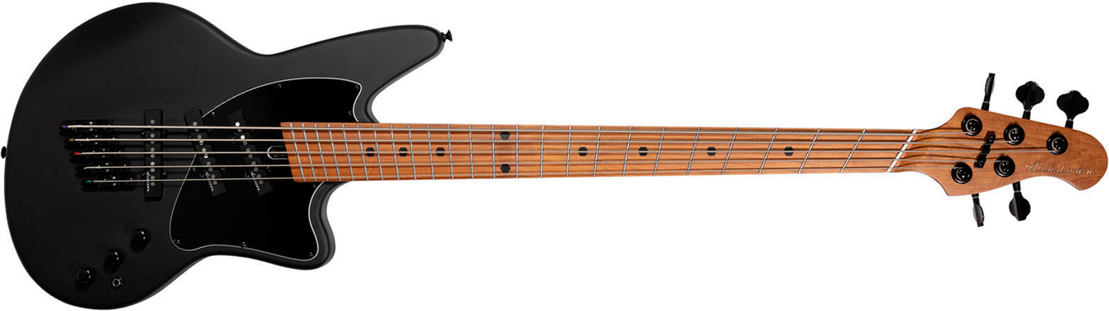 Ashdown The Saint Avant 5c Multiscale Mn - Matte Black - Solid body electric bass - Main picture