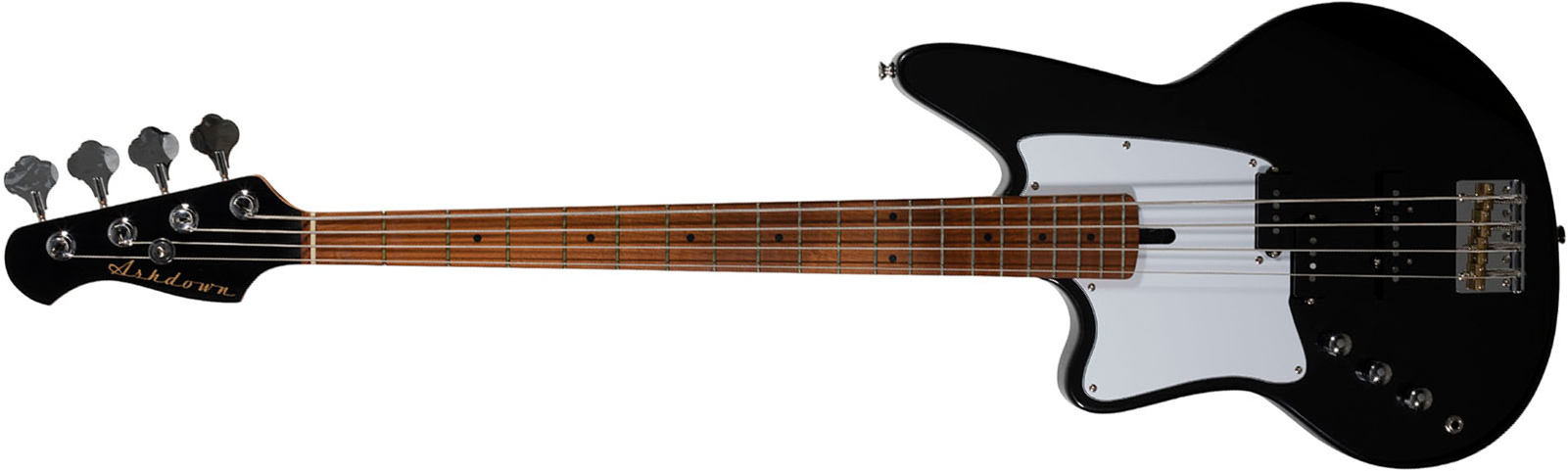 Ashdown The Saint Roasted Lh Gaucher Mn - Gloss Black - Solid body electric bass - Main picture