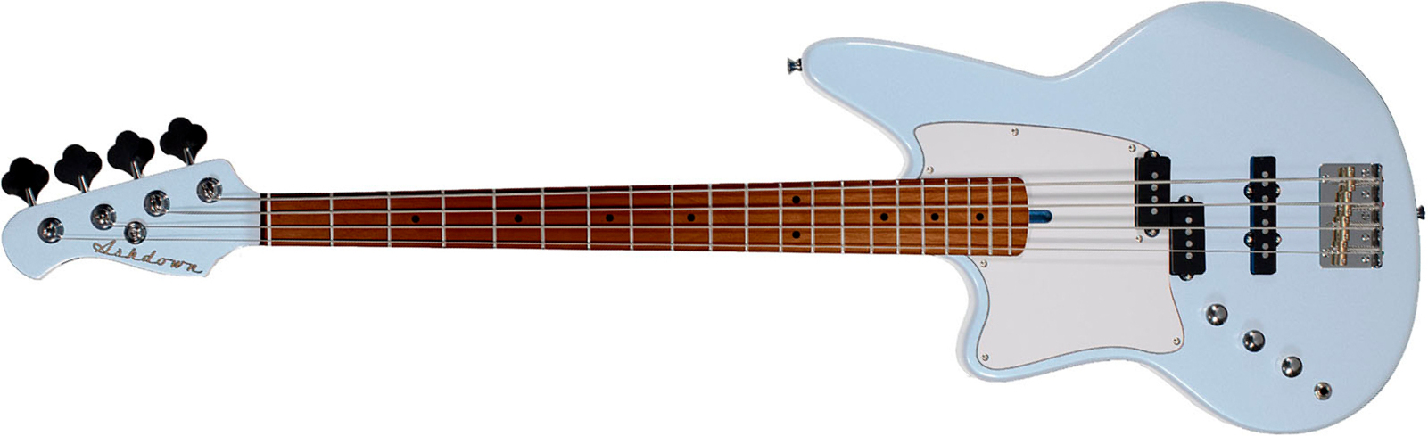 Ashdown The Saint Roasted Lh Gaucher Mn - Ice Blue - Solid body electric bass - Main picture