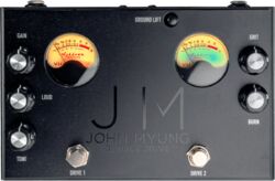 Overdrive, distortion, fuzz effect pedal for bass Ashdown John Myung Double Drive
