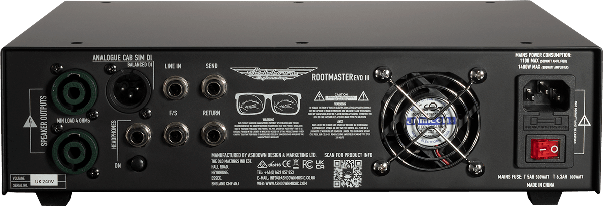 Ashdown Rootmaster Evo Iii Head 500w - Bass amp head - Variation 1