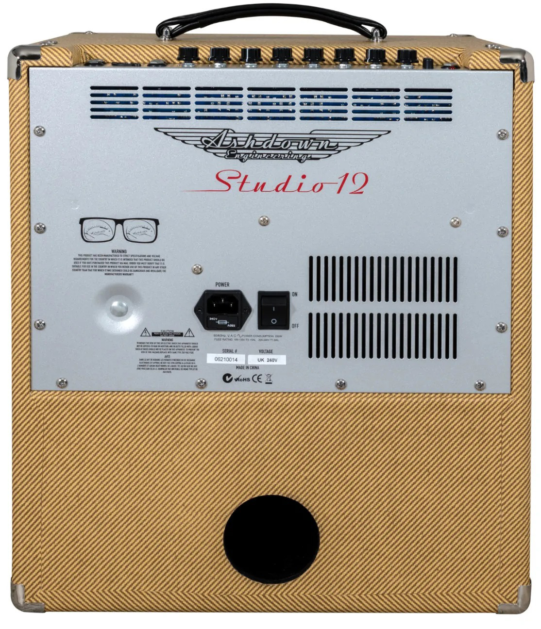 Ashdown Studio 12 Combo 1x12 120w Tweed - Bass combo amp - Variation 1