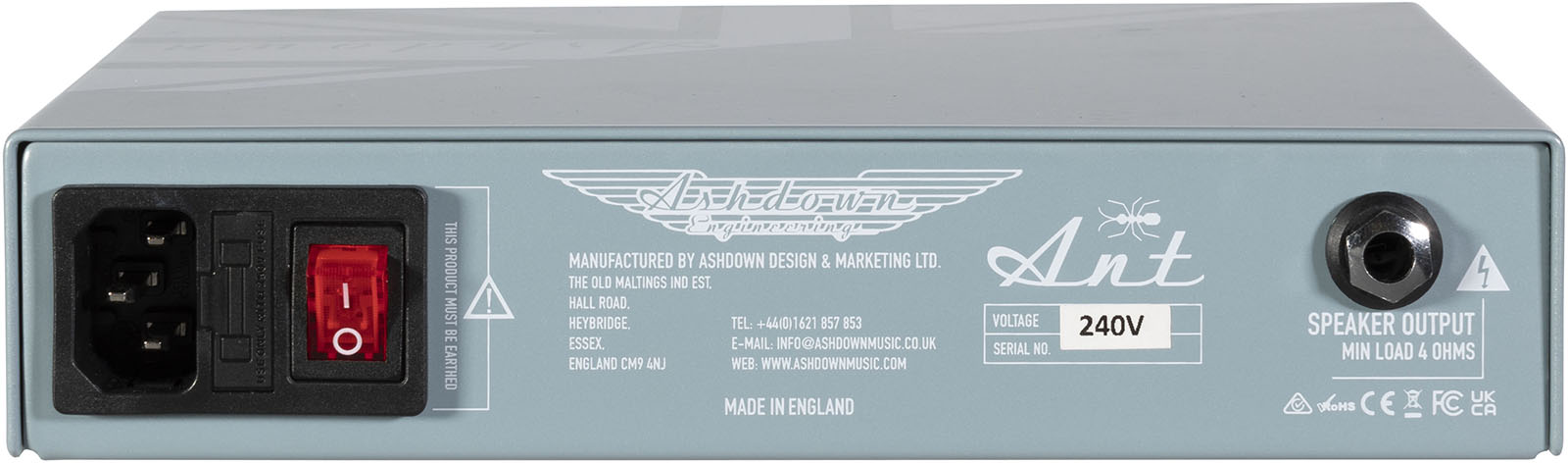 Ashdown Tête D'ampli Basse Pbm 200w Ant - Bass amp head - Variation 3