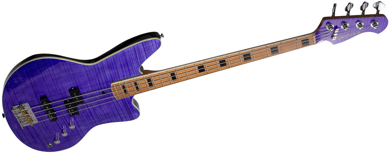 Ashdown The Saint Artisan Mn - Amethyst Flame - Solid body electric bass - Variation 2