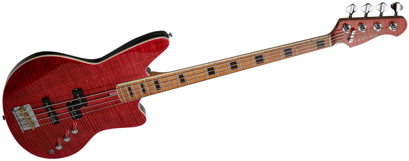 Ashdown The Saint Artisan Mn - Cardinal Flame - Solid body electric bass - Variation 2