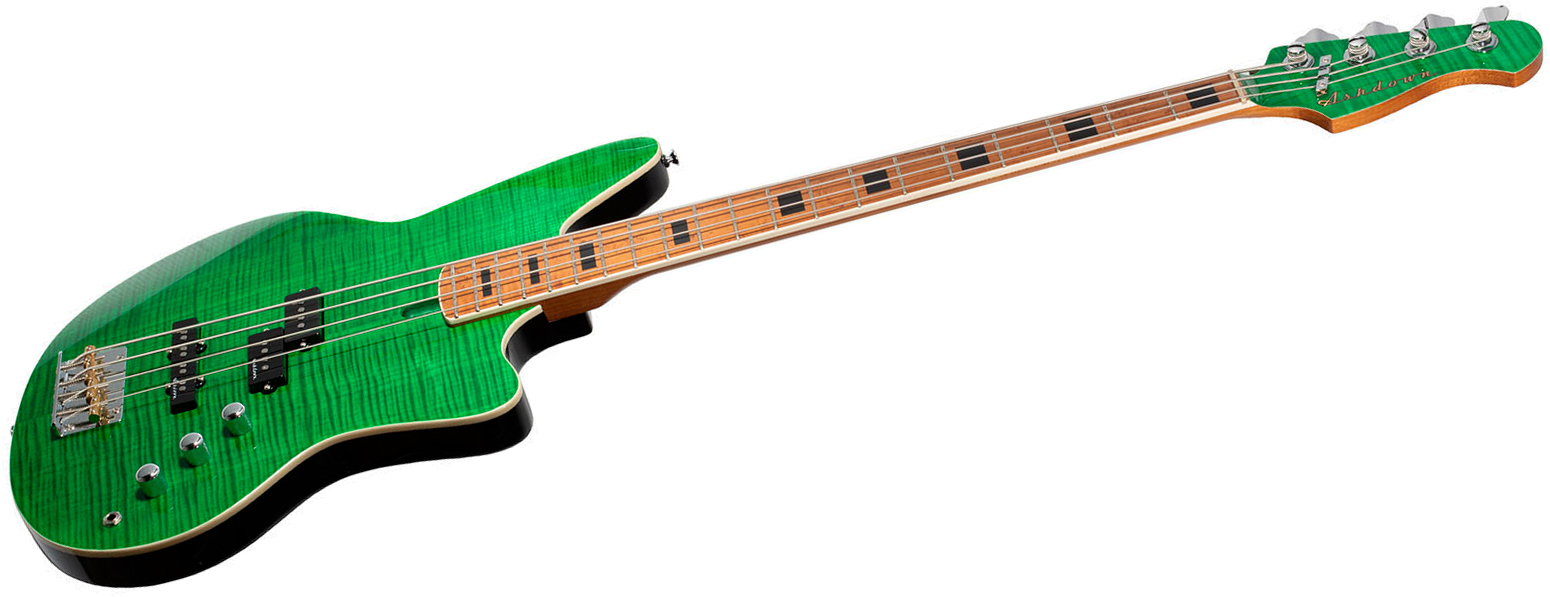 Ashdown The Saint Artisan Mn - Verdigris Flame - Solid body electric bass - Variation 2