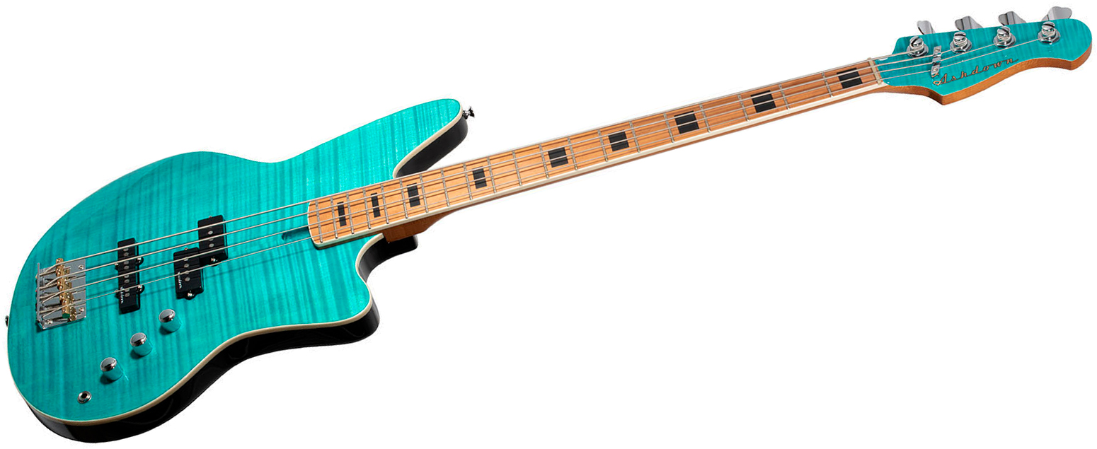 Ashdown The Saint Artisan Mn - Aegean Flame - Solid body electric bass - Variation 3