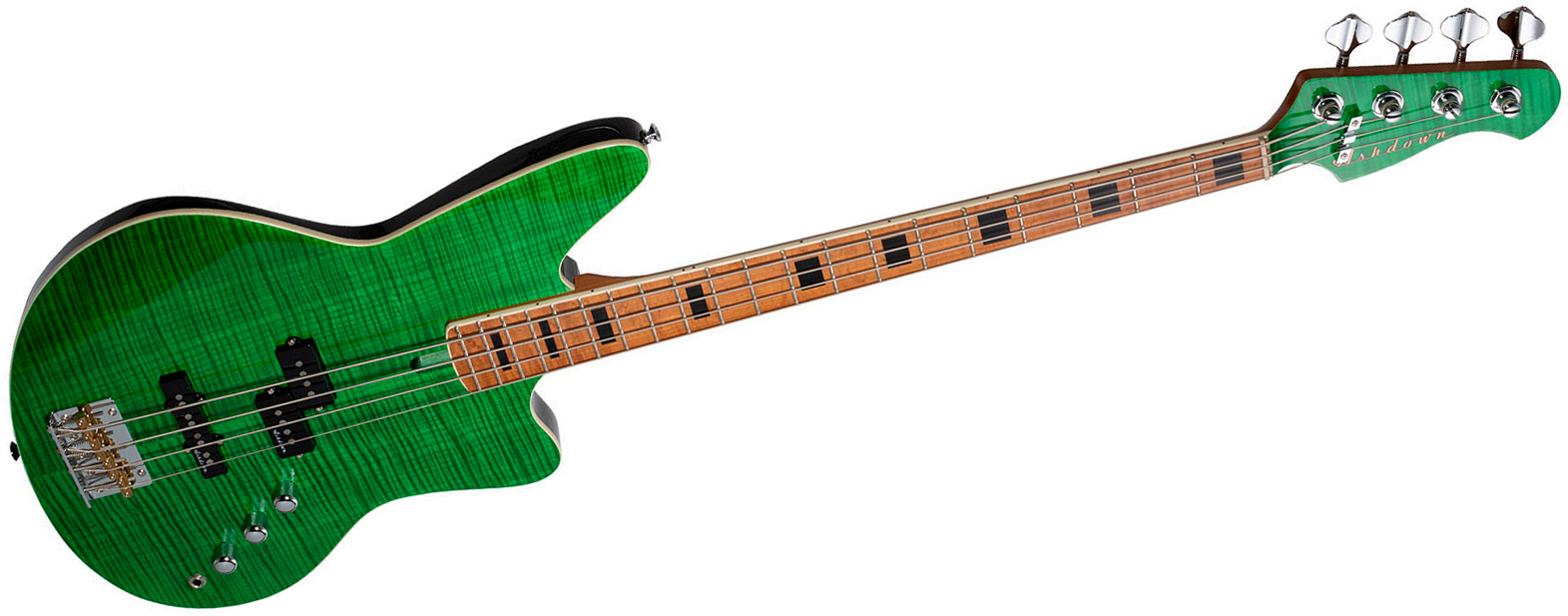 Ashdown The Saint Artisan Mn - Verdigris Flame - Solid body electric bass - Variation 3