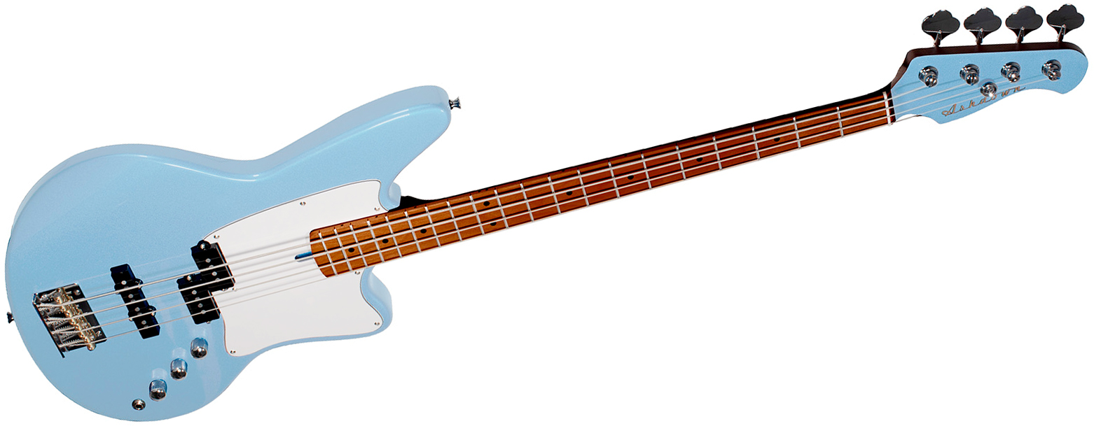 Ashdown The Saint Roasted Lh Gaucher Mn - Ice Blue - Solid body electric bass - Variation 1