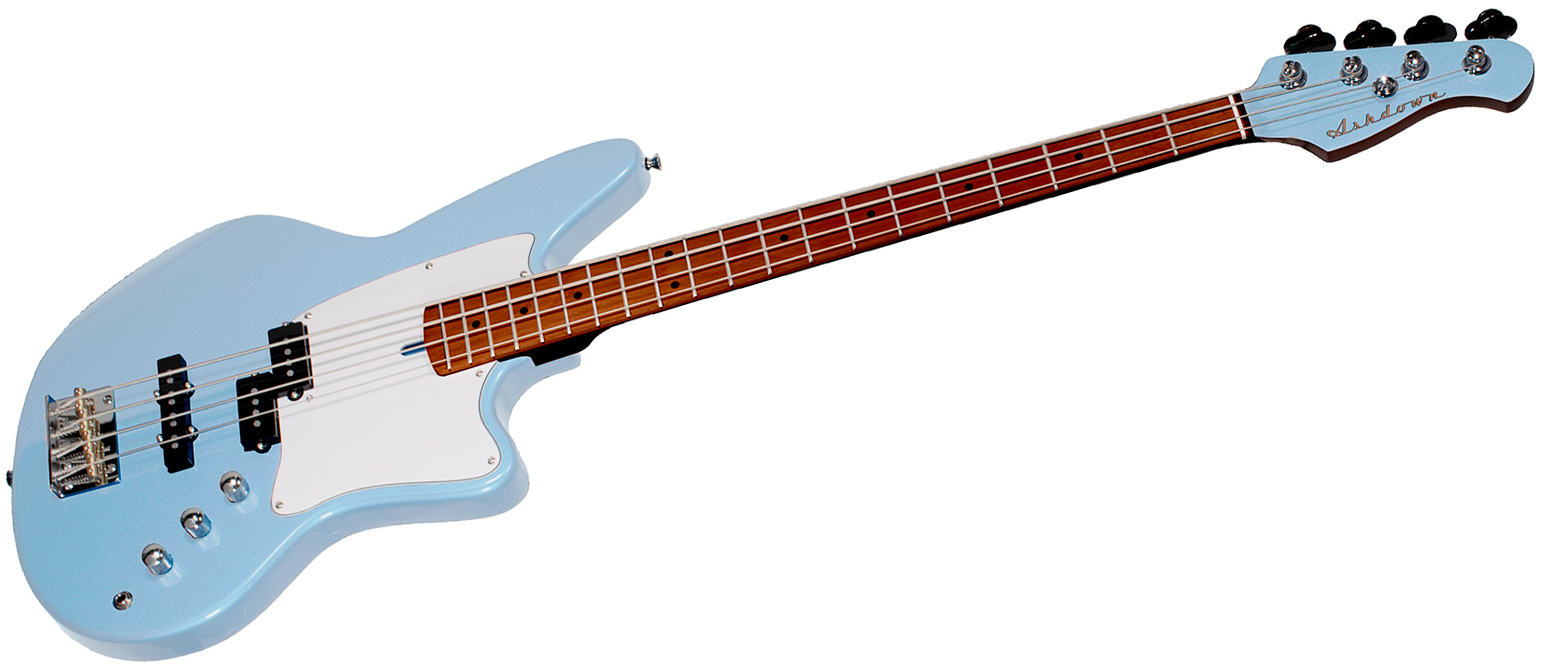 Ashdown The Saint Roasted Lh Gaucher Mn - Ice Blue - Solid body electric bass - Variation 2