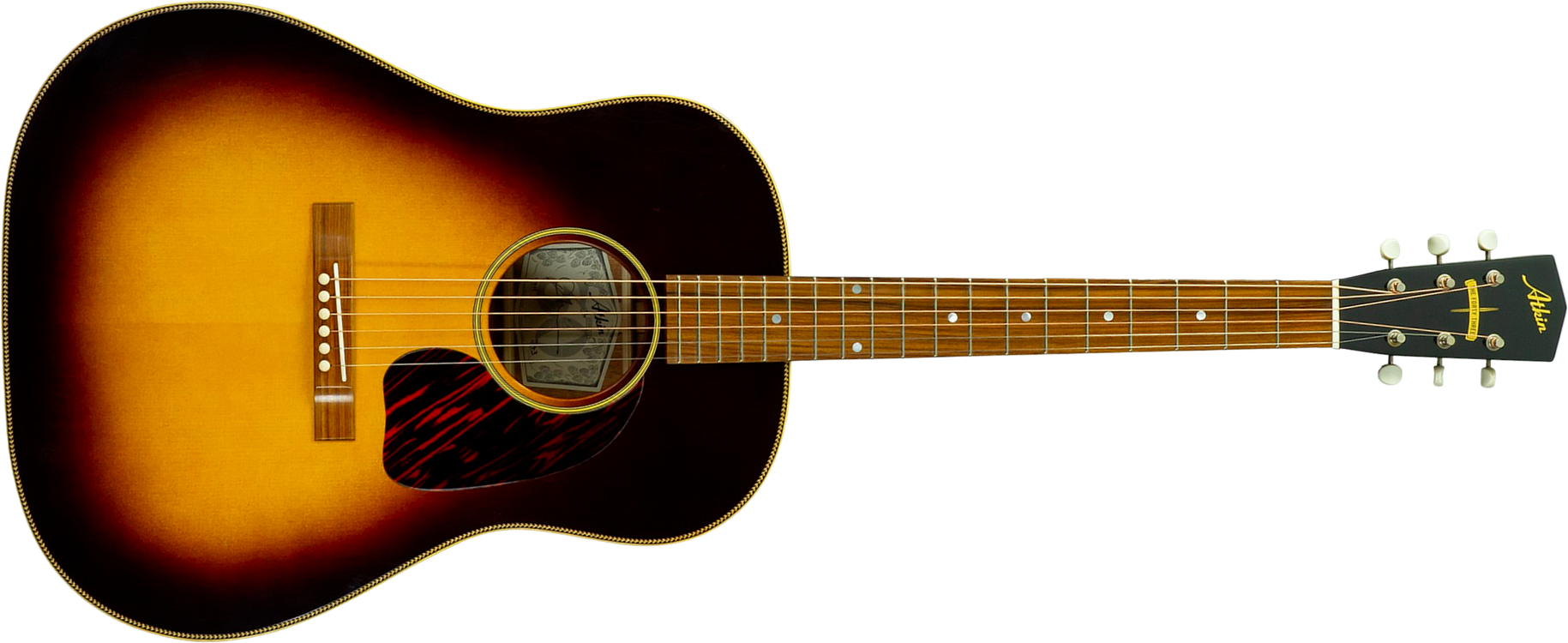 Atkin Custom Shop J43 Dreadnought Shsc Epicea Acajou Rw #4411 - Aged Sunburst - Folk guitar - Main picture
