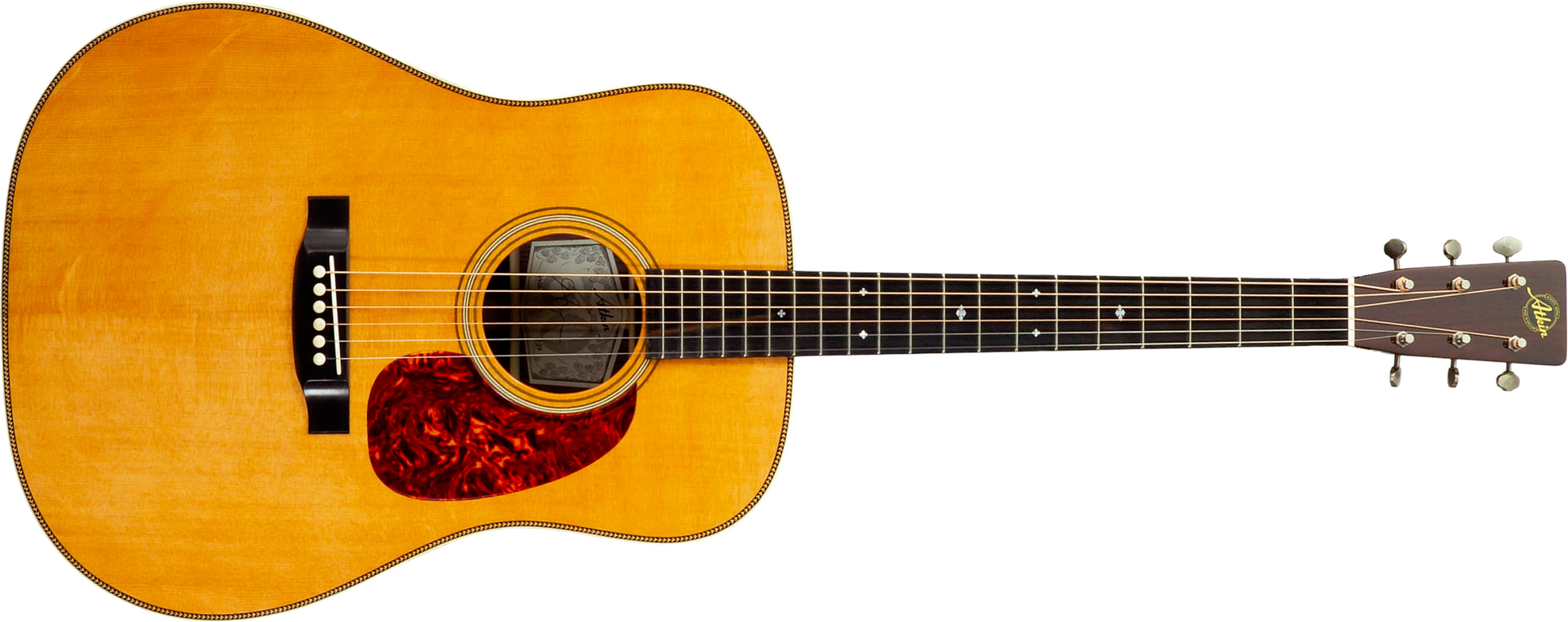 Atkin D37 Dreadnought Epicea Palissandre Eb - Aged Toned Relic Gloss Natural - Folk guitar - Main picture