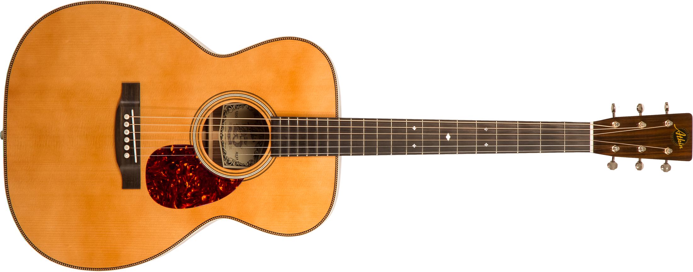 Atkin Om37 Orchestra Model Epicea Palissandre Eb #1530 - Age Toned Relic Gloss Natural - Acoustic guitar & electro - Main picture