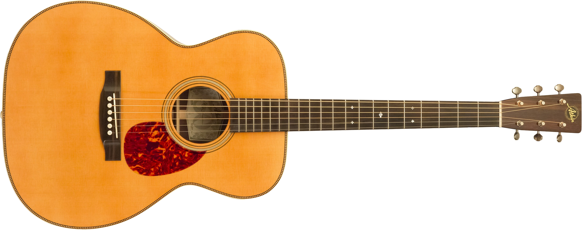 Atkin Om37 Orchestra Model Epicea Palissandre Eb #3558 - Aged Natural - Folk guitar - Main picture
