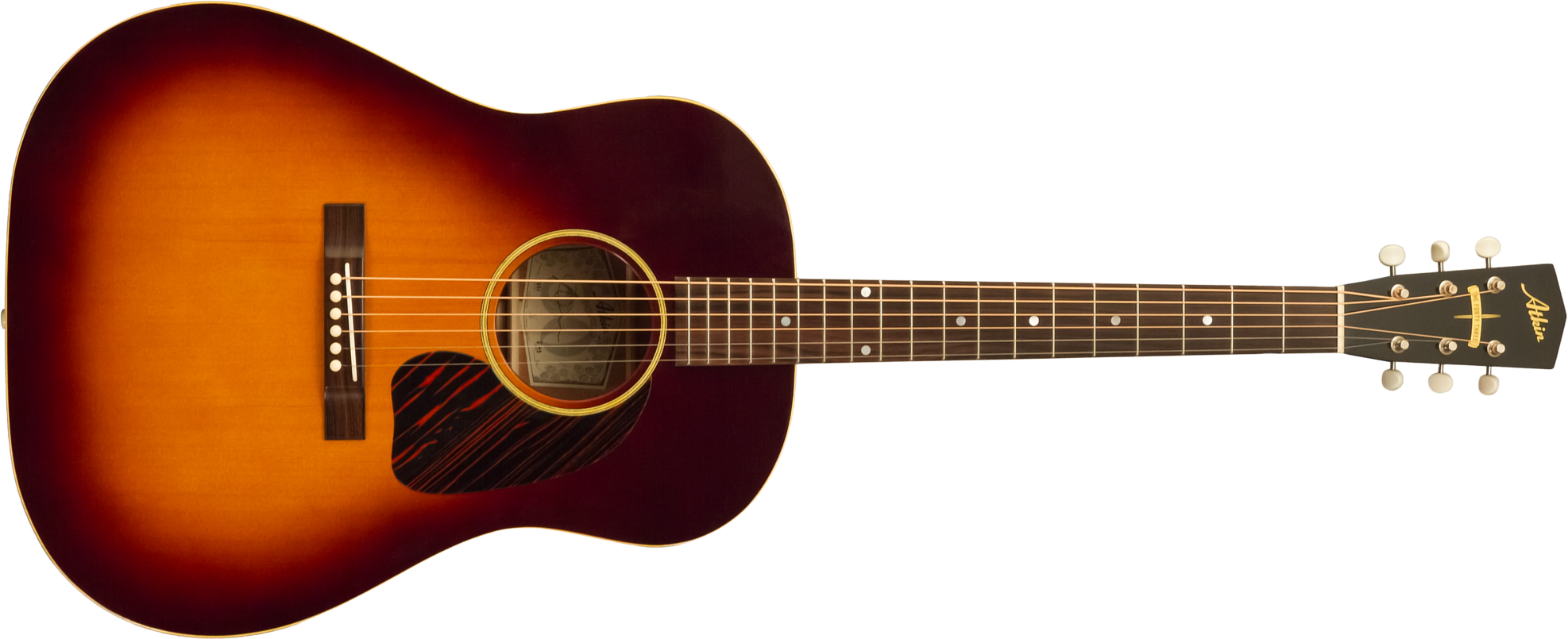 Atkin The Forty Three Dreadnought Epicea Acajou Rw #3851 - Aged Sunburst - Folk guitar - Main picture