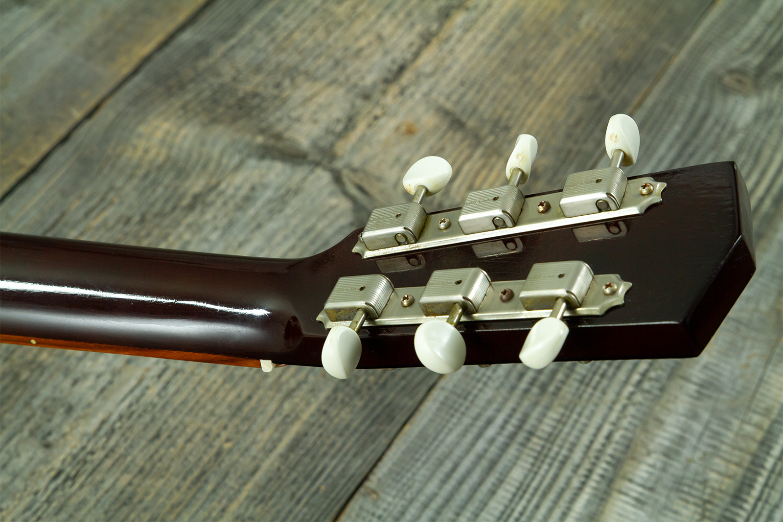 Atkin Custom Shop J43 Dreadnought Shsc Epicea Acajou Rw #4411 - Aged Sunburst - Folk guitar - Variation 10
