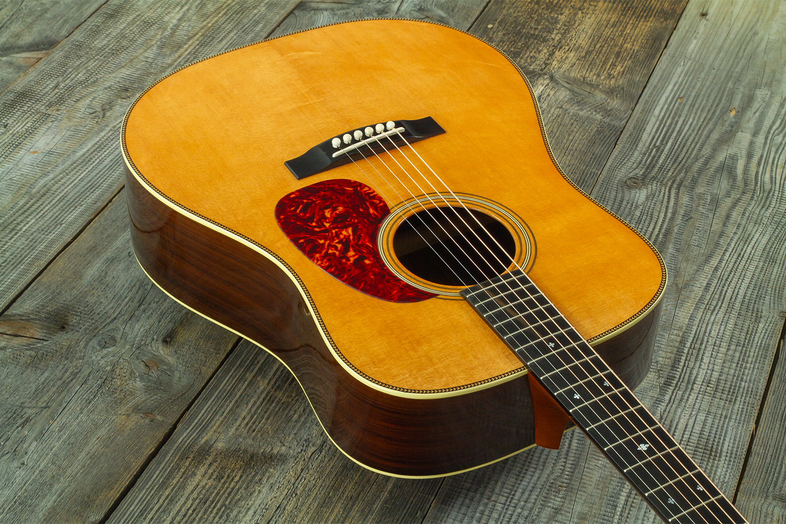 Atkin D37 Dreadnought Epicea Palissandre Eb - Aged Toned Relic Gloss Natural - Folk guitar - Variation 14