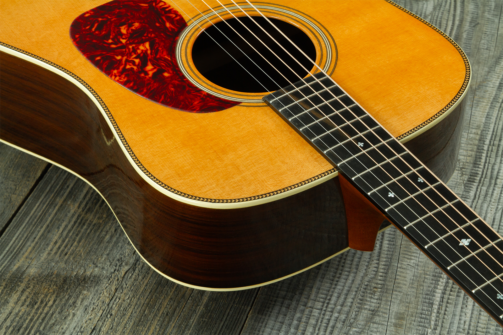 Atkin D37 Dreadnought Epicea Palissandre Eb - Aged Toned Relic Gloss Natural - Folk guitar - Variation 17
