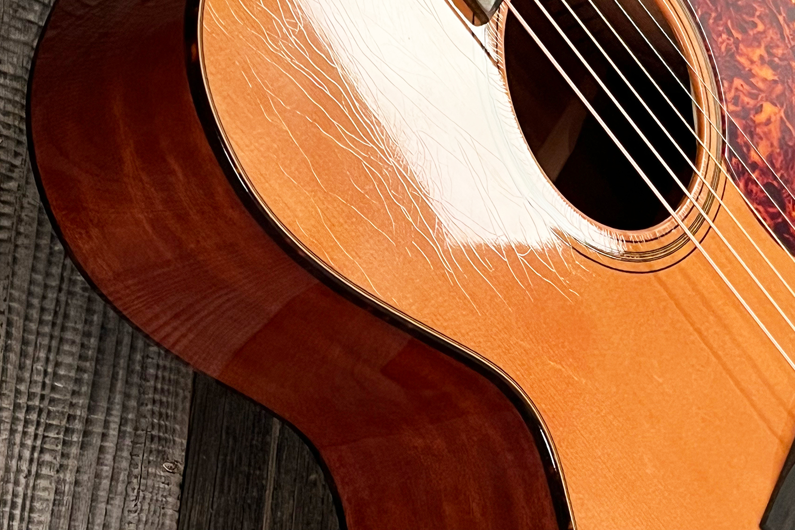 Atkin Essential 000 Shsc Epicea Acajou Eb #3871 - Aged Natural - Folk guitar - Variation 11