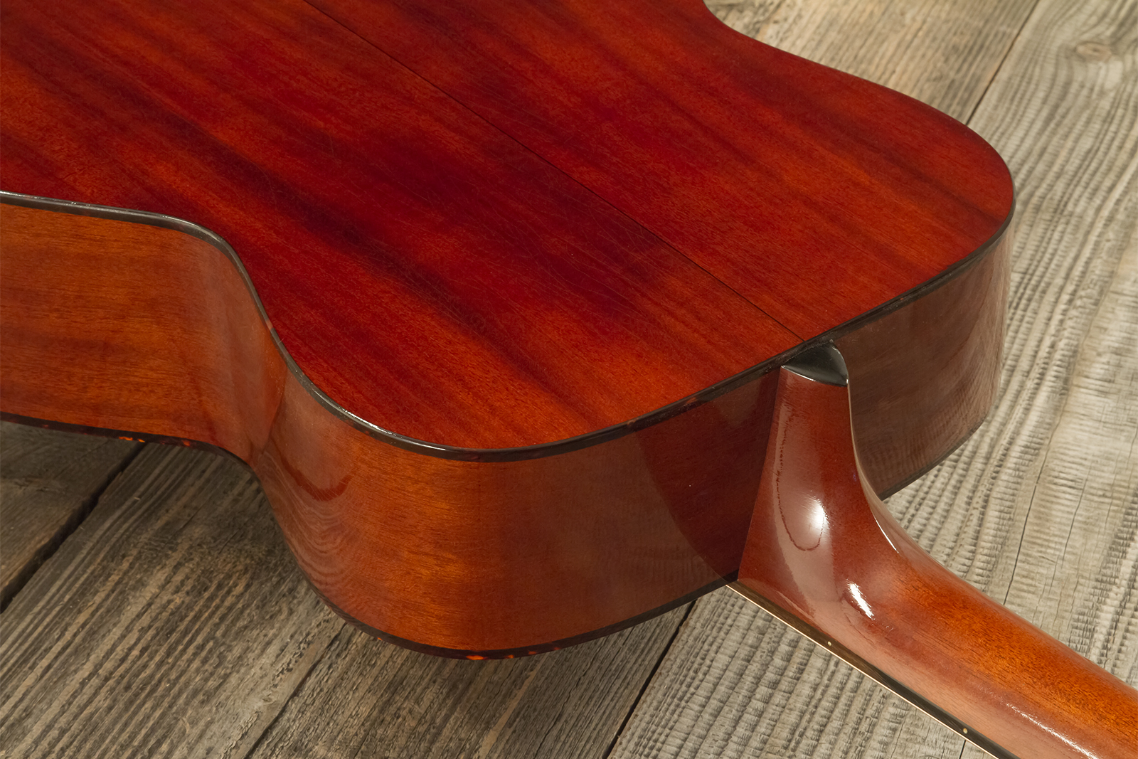 Atkin Essential 000 Shsc Epicea Acajou Eb #3871 - Aged Natural - Folk guitar - Variation 8