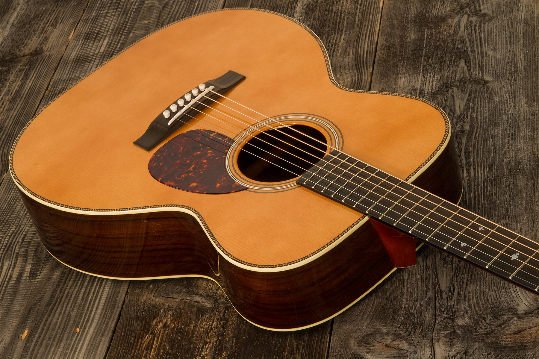 Atkin Om37 Orchestra Model Epicea Palissandre Eb #1530 - Age Toned Relic Gloss Natural - Acoustic guitar & electro - Variation 1