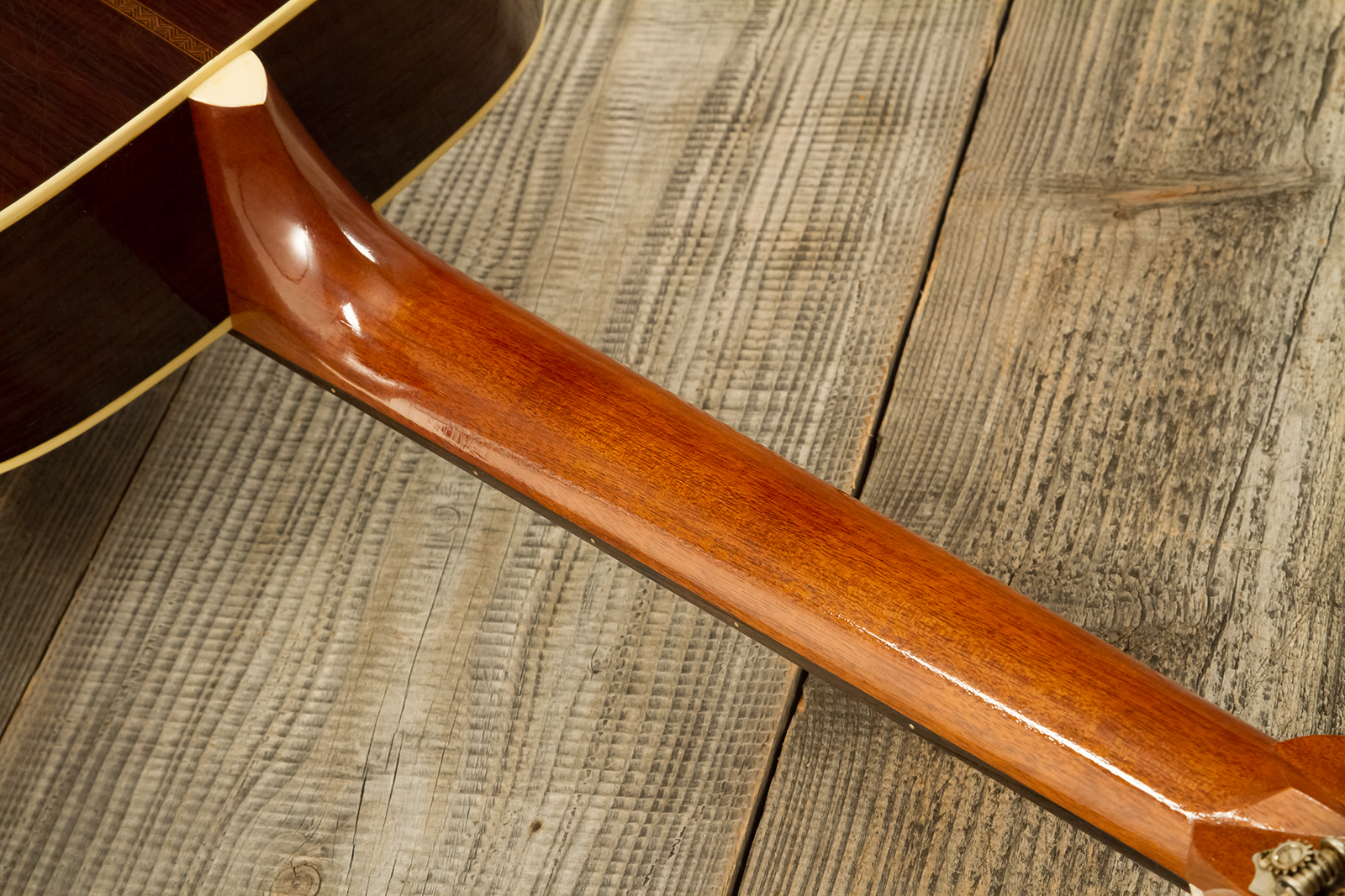 Atkin Om37 Orchestra Model Epicea Palissandre Eb #3558 - Aged Natural - Folk guitar - Variation 11