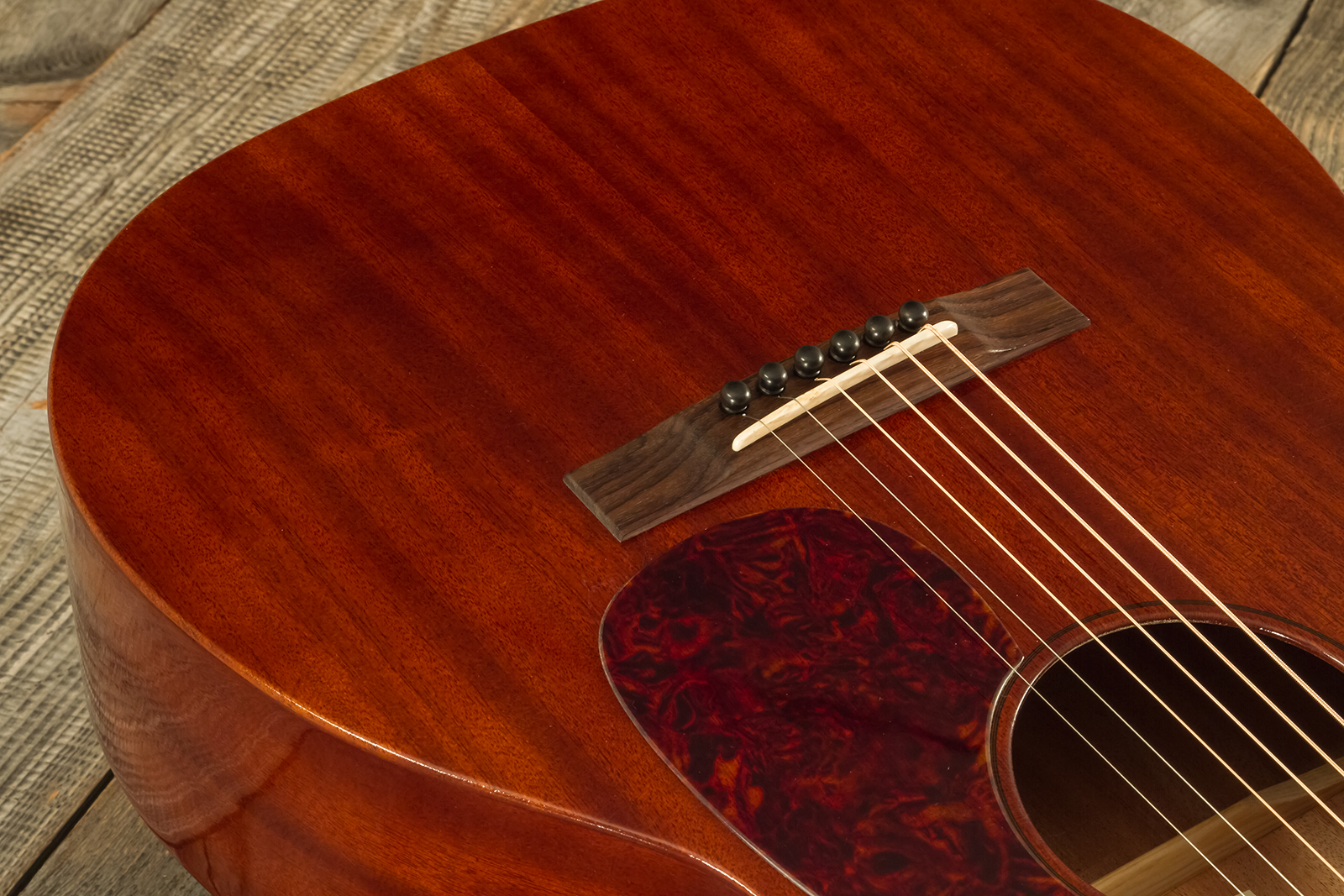 Atkin Oo14 Dust Bowl 00 Shsc Tout Acajou Rw #3855 - Natural - Folk guitar - Variation 3