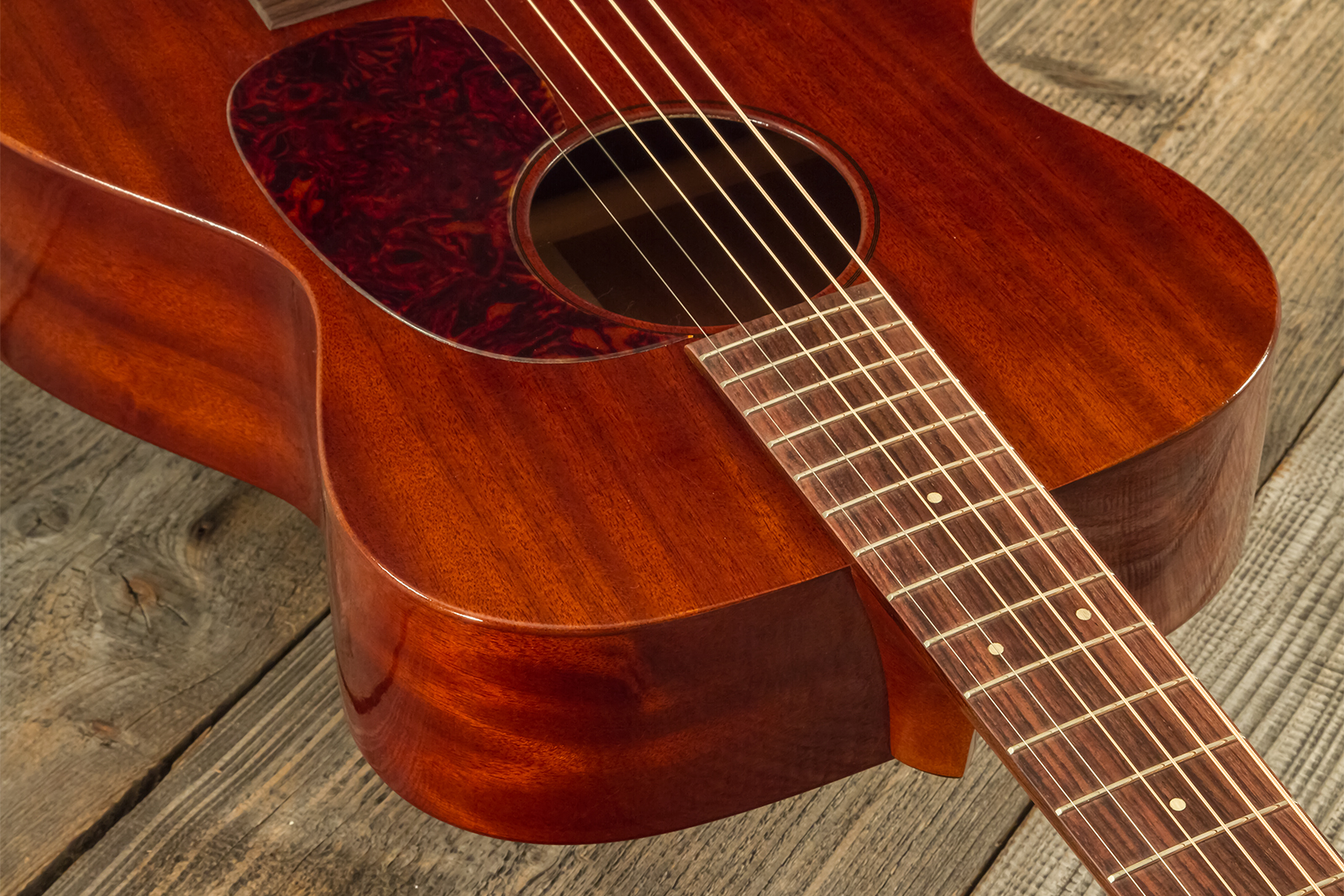 Atkin Oo14 Dust Bowl 00 Shsc Tout Acajou Rw #3855 - Natural - Folk guitar - Variation 4