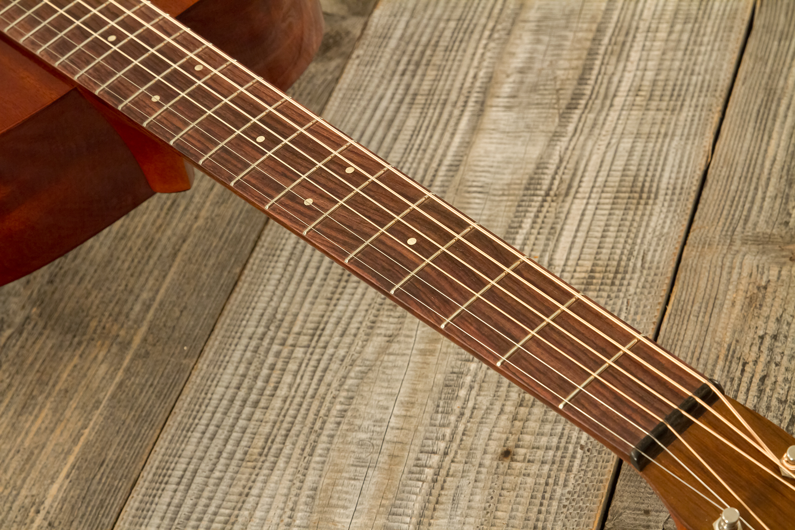 Atkin Oo14 Dust Bowl 00 Shsc Tout Acajou Rw #3855 - Natural - Folk guitar - Variation 5