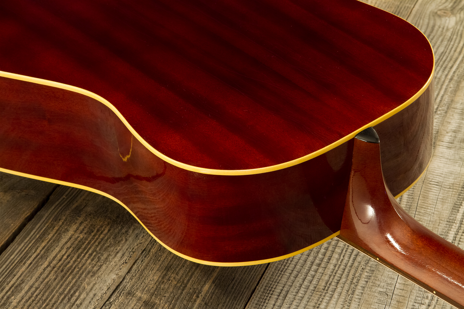 Atkin The Forty Three Dreadnought Epicea Acajou Rw #3851 - Aged Sunburst - Folk guitar - Variation 9